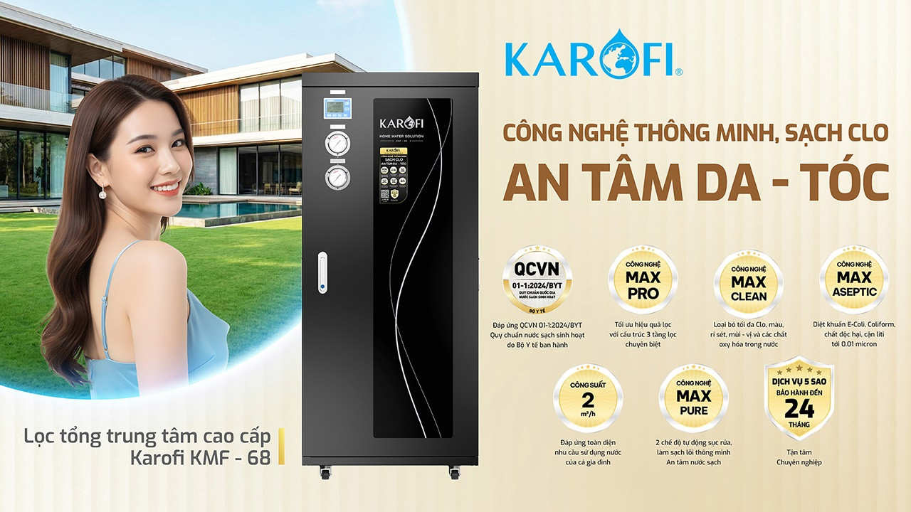 Lọc Tổng Trung Tâm Cao Cấp Karofi KMF-68